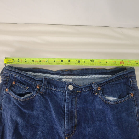 Jordache Jeans Womens 16 Blue Mid Rise Denim Bootcut Medium Wash W35 x L26 - Picture 3 of 16